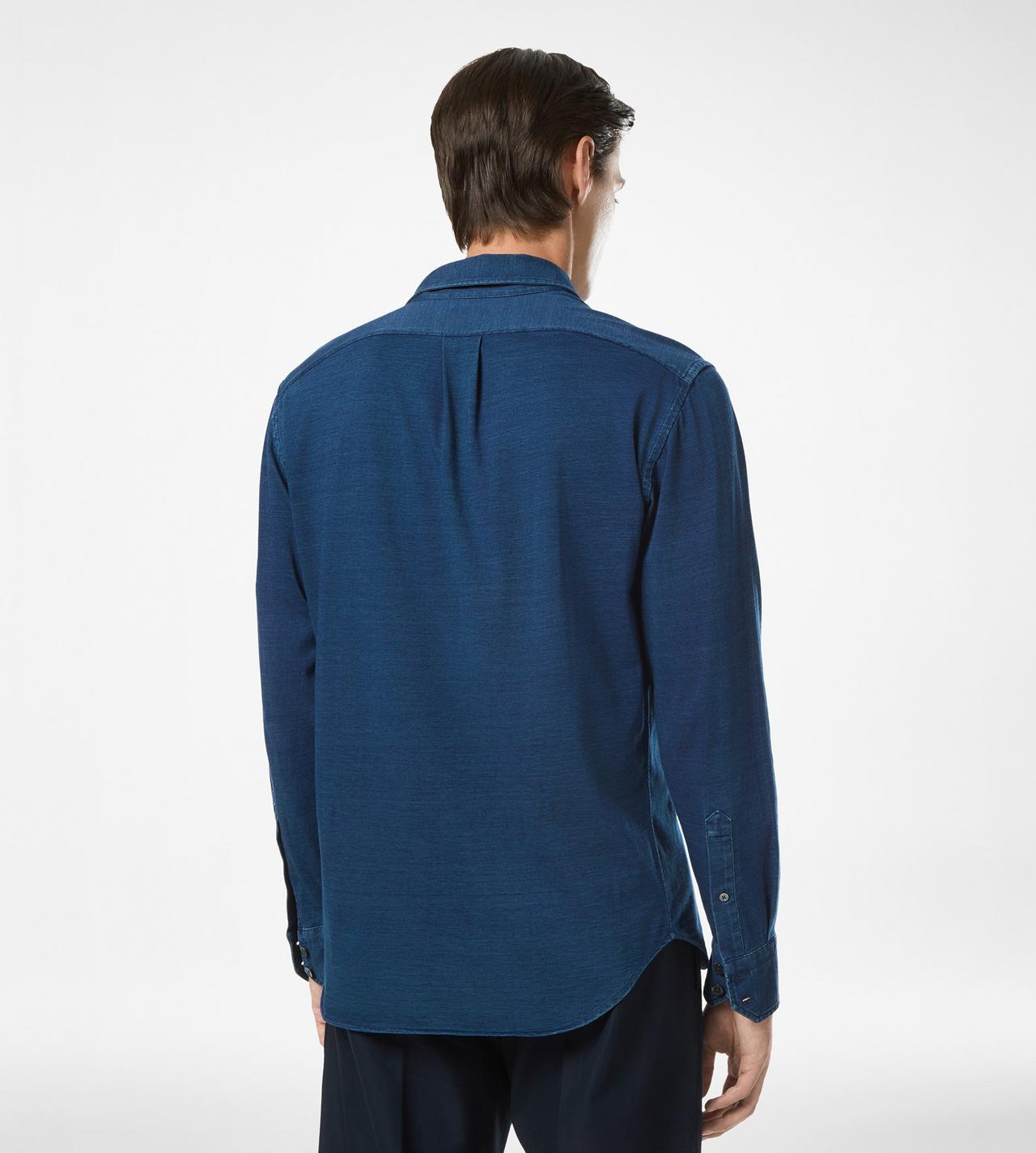 COTTON INDIGO SHIRT image number 3