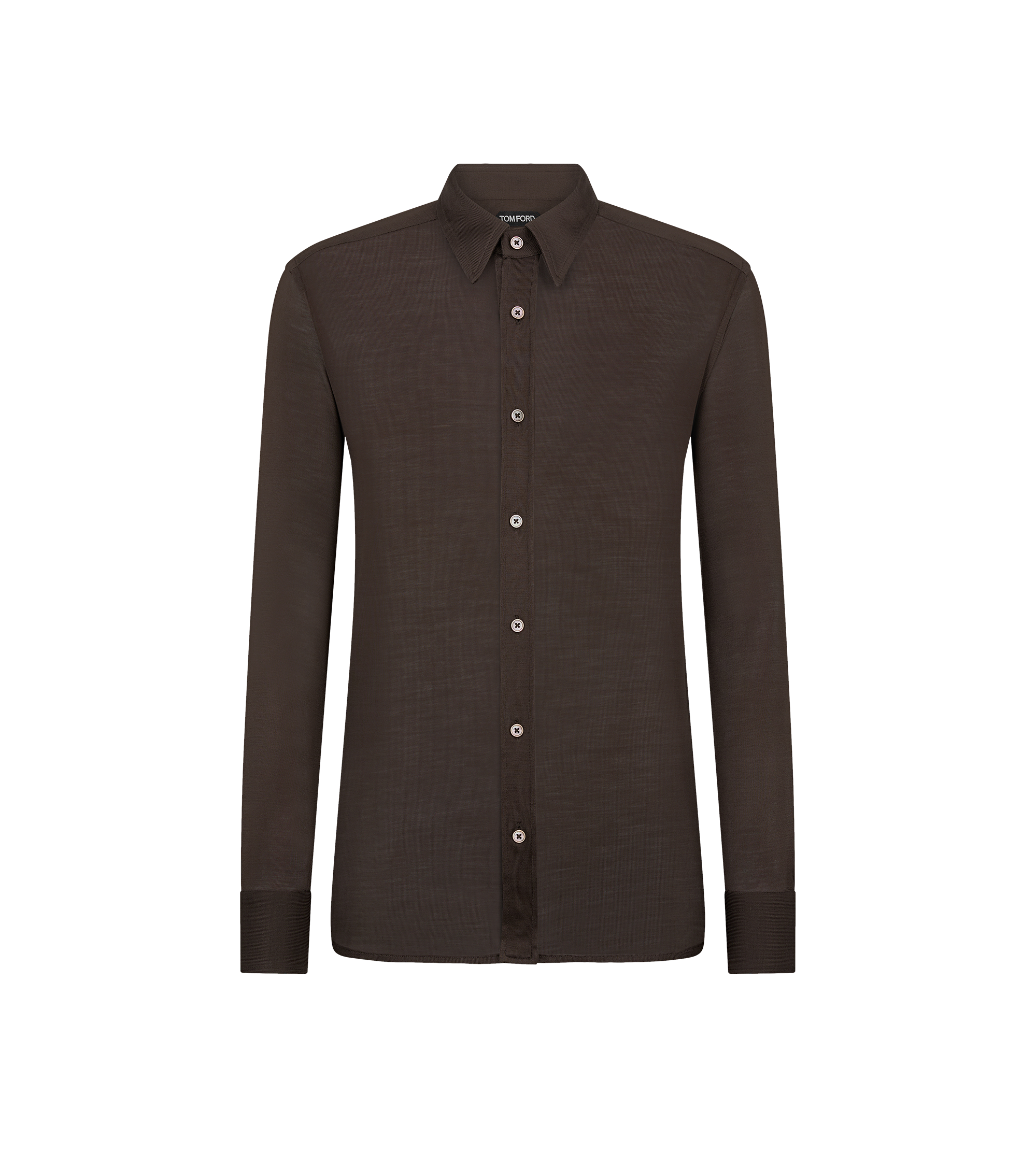 SHEER SILK SHIRT