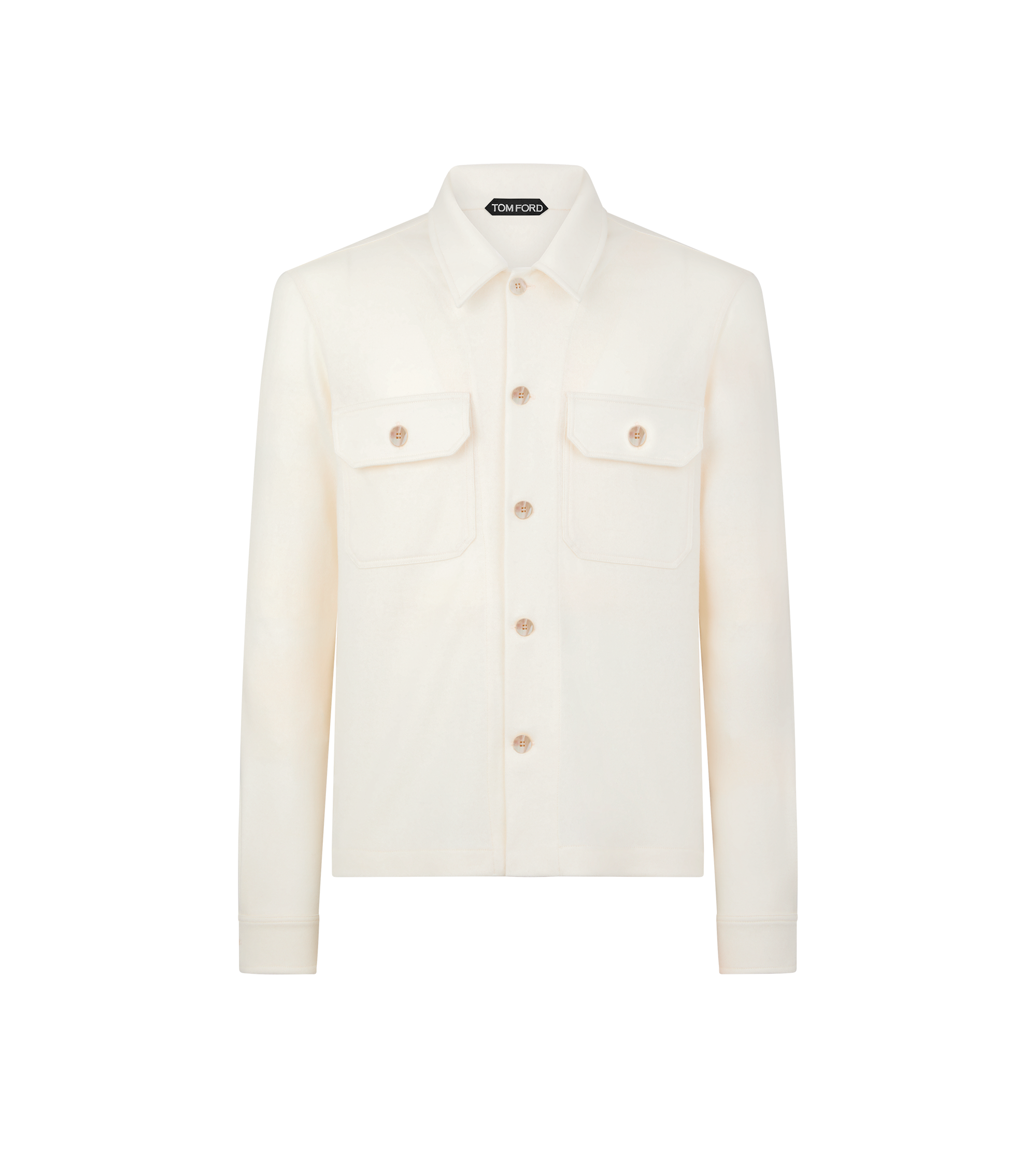 CASHMERE CHEST POCKET OUTERSHIRT