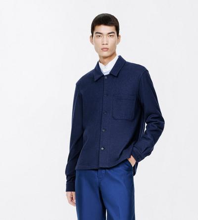TOM FORD CASHMERE NAVY CASHMERE OUTERSHIRT