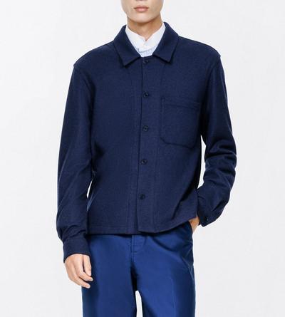 TOM FORD CASHMERE NAVY CASHMERE OUTERSHIRT