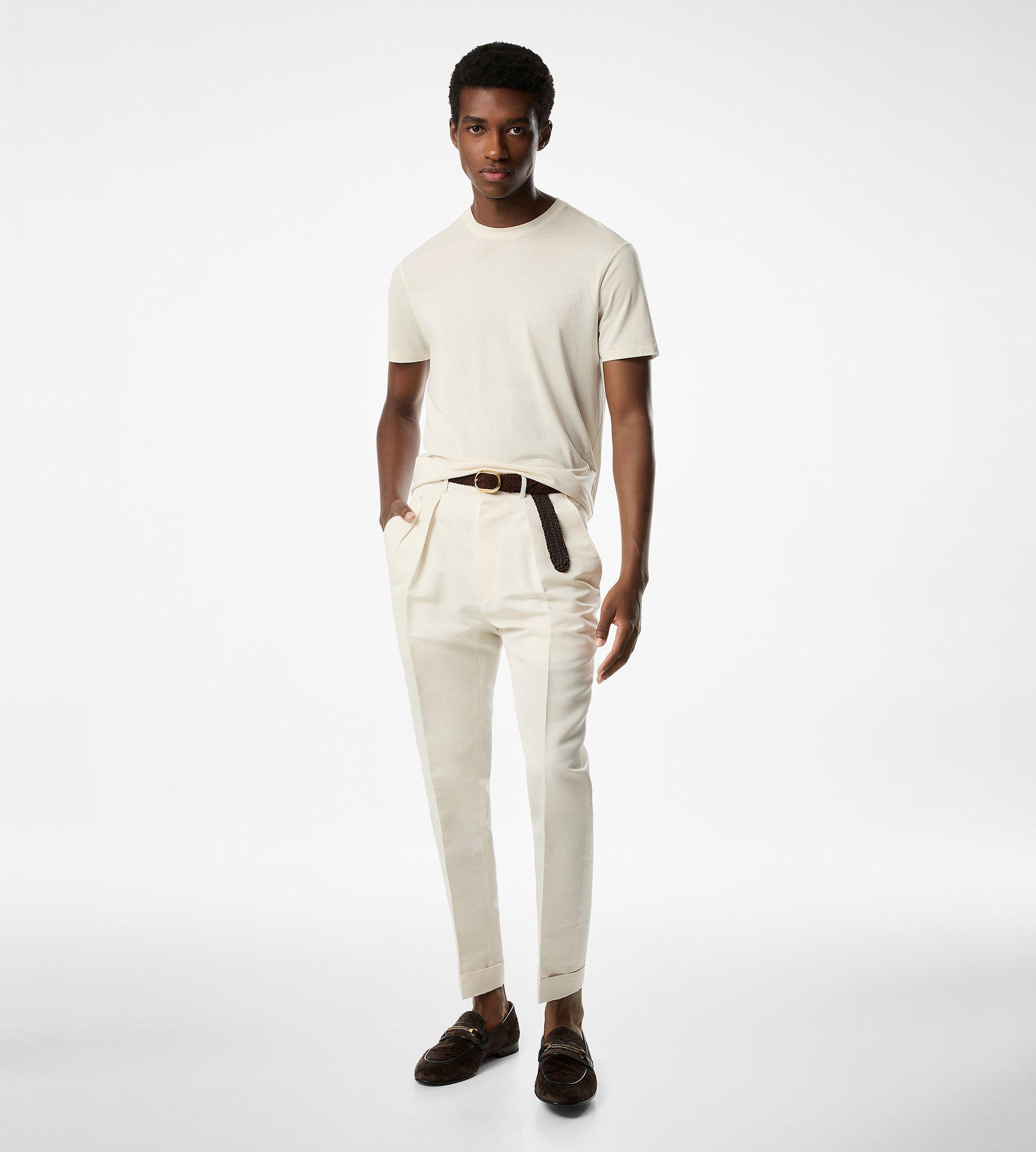 LYOCELL COTTON CREW T-SHIRT