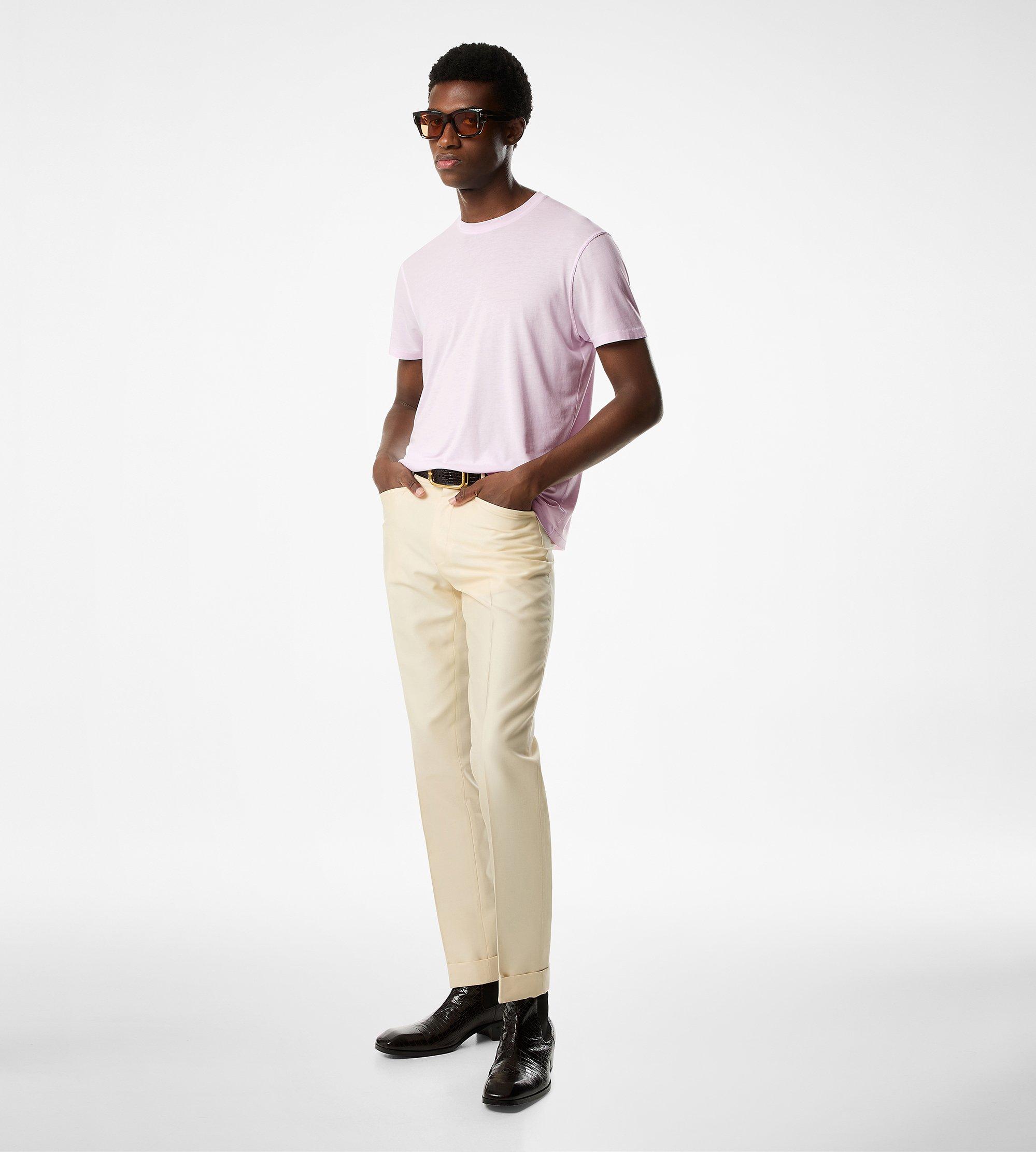 LYOCELL COTTON CREW T-SHIRT