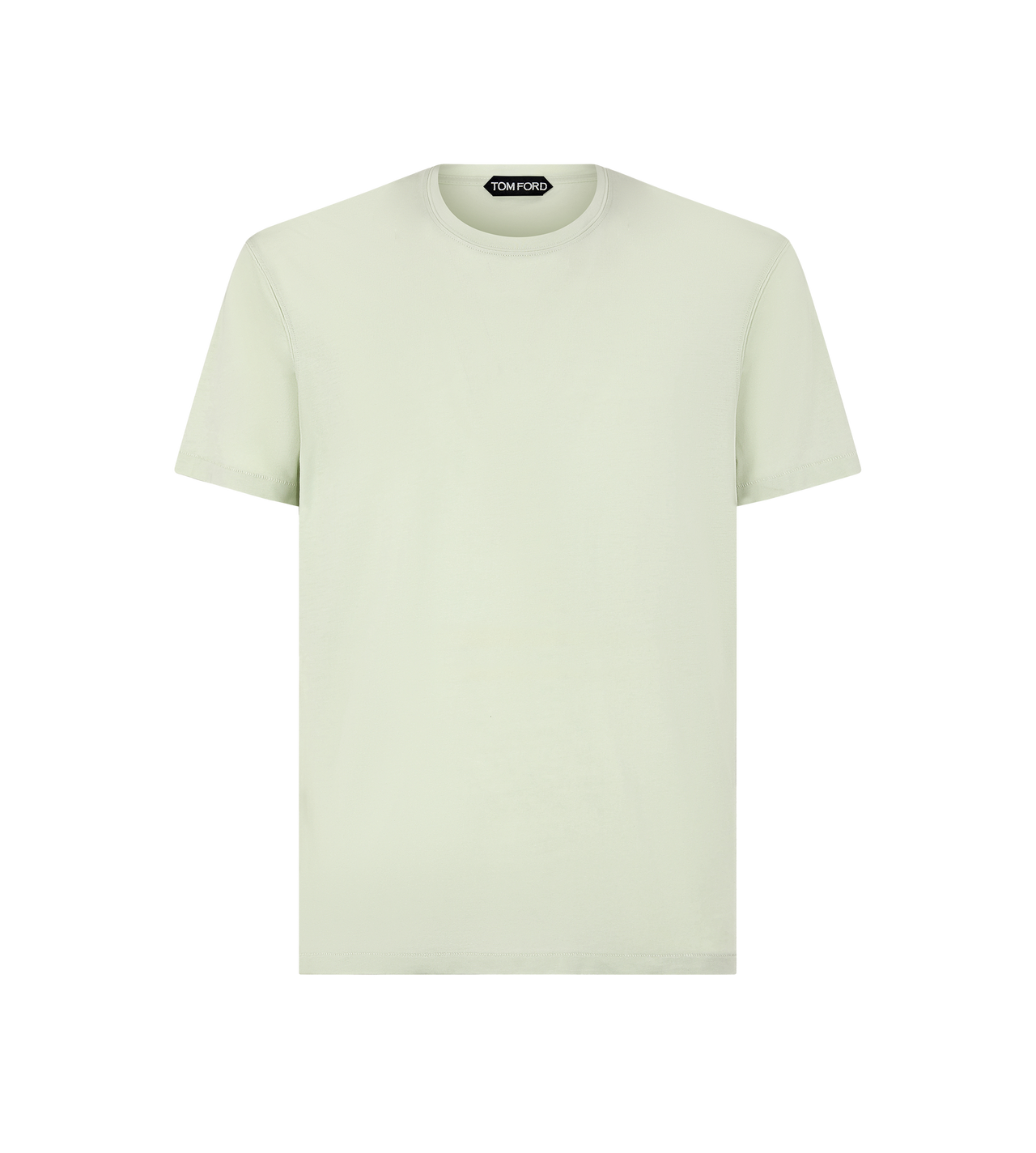 LYOCELL COTTON CREW T-SHIRT image number 0