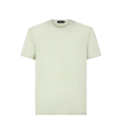 LYOCELL COTTON CREW T-SHIRT image number 0