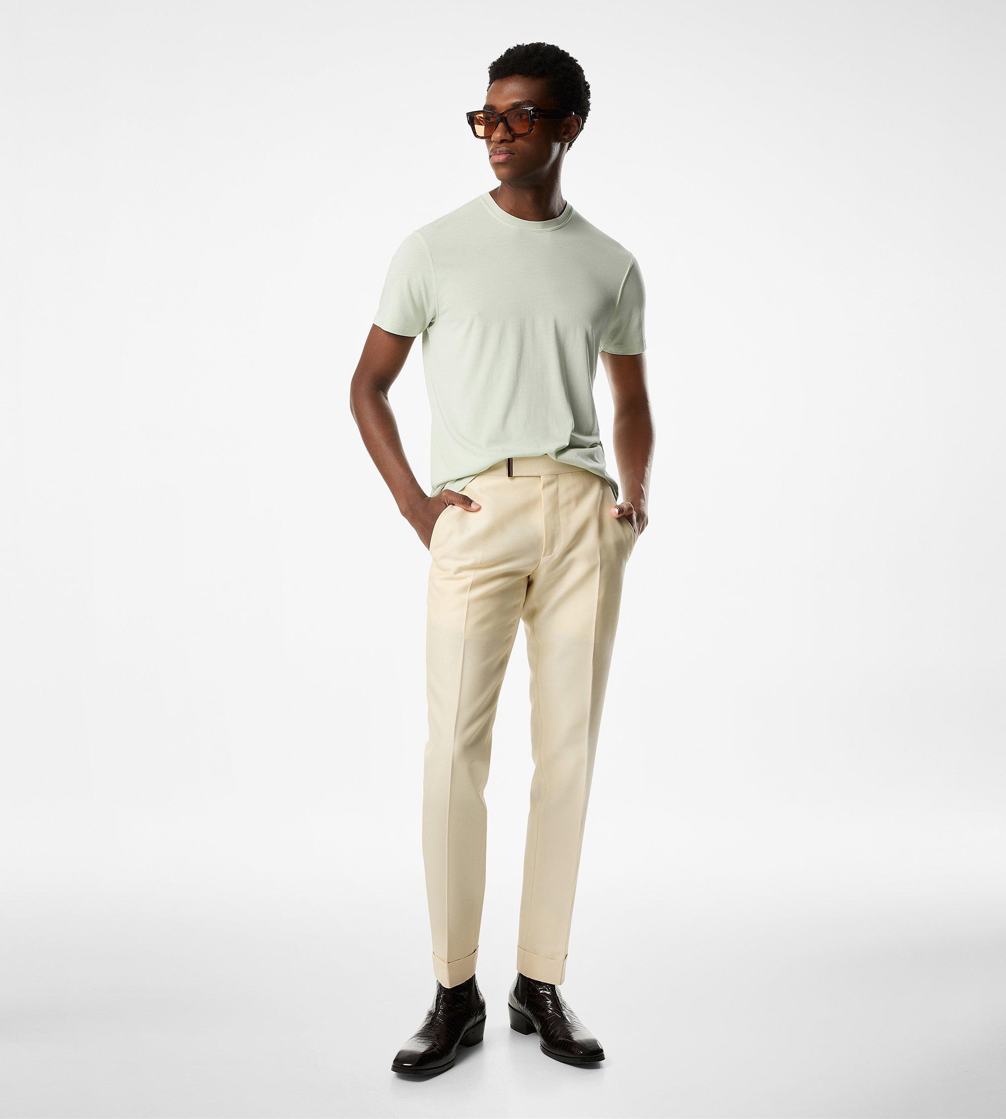 LYOCELL COTTON CREW T-SHIRT