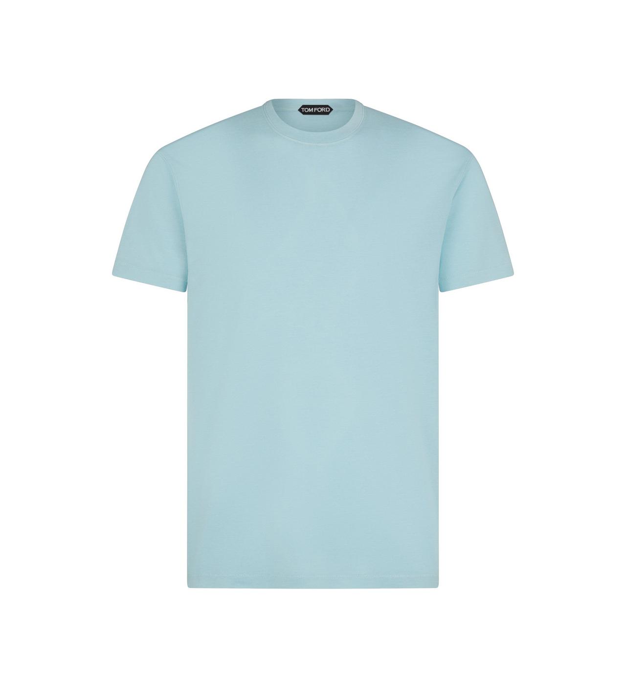 LYOCELL COTTON CREW T-SHIRT image number 0