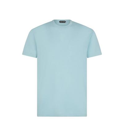 LYOCELL COTTON CREW T-SHIRT image number 0