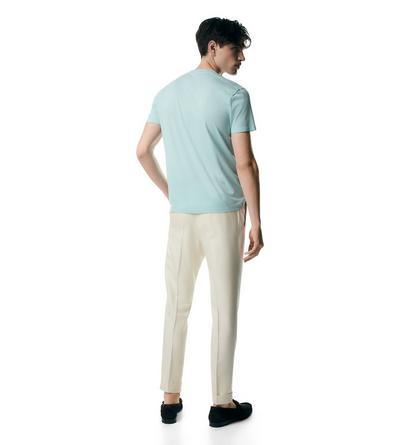LYOCELL COTTON CREW T-SHIRT image number 2