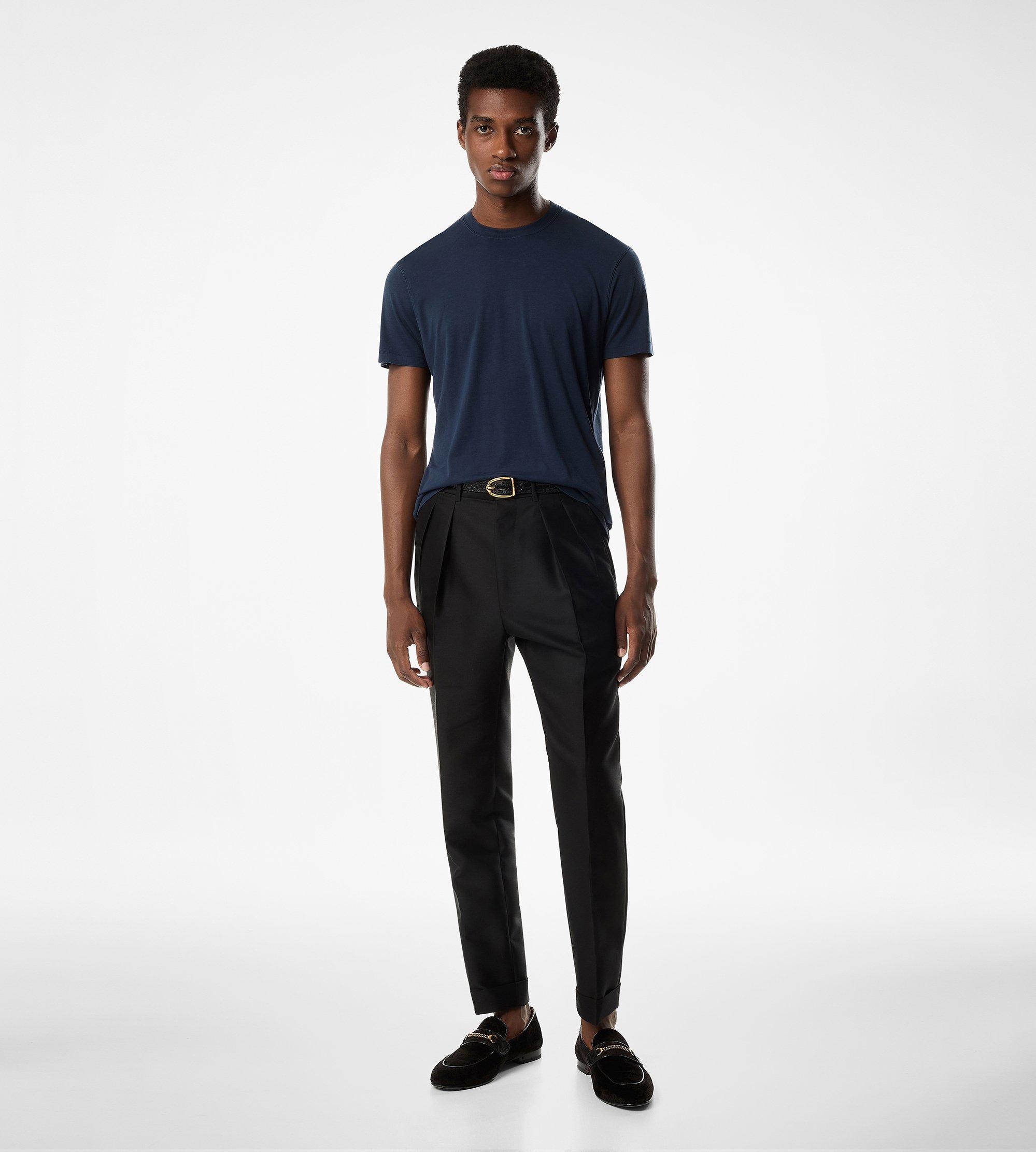 LYOCELL COTTON CREW T-SHIRT