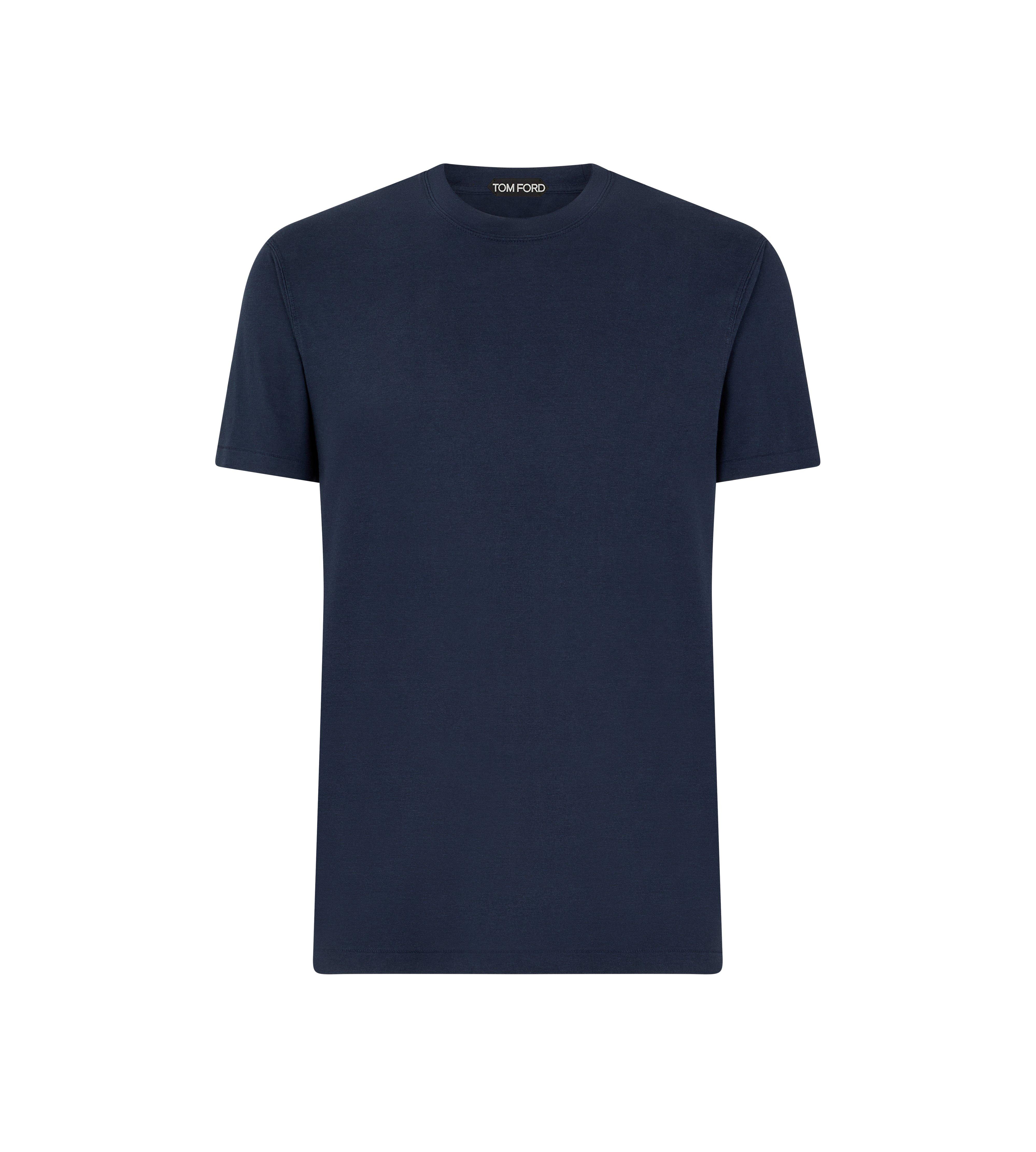 LYOCELL COTTON CREW T-SHIRT