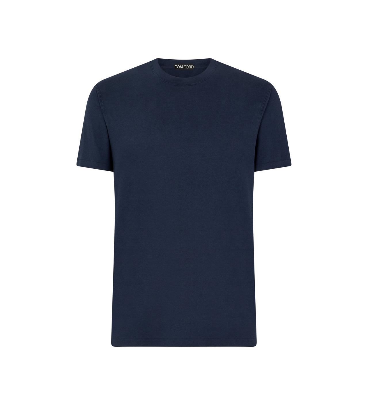 LYOCELL COTTON CREW T-SHIRT image number 0