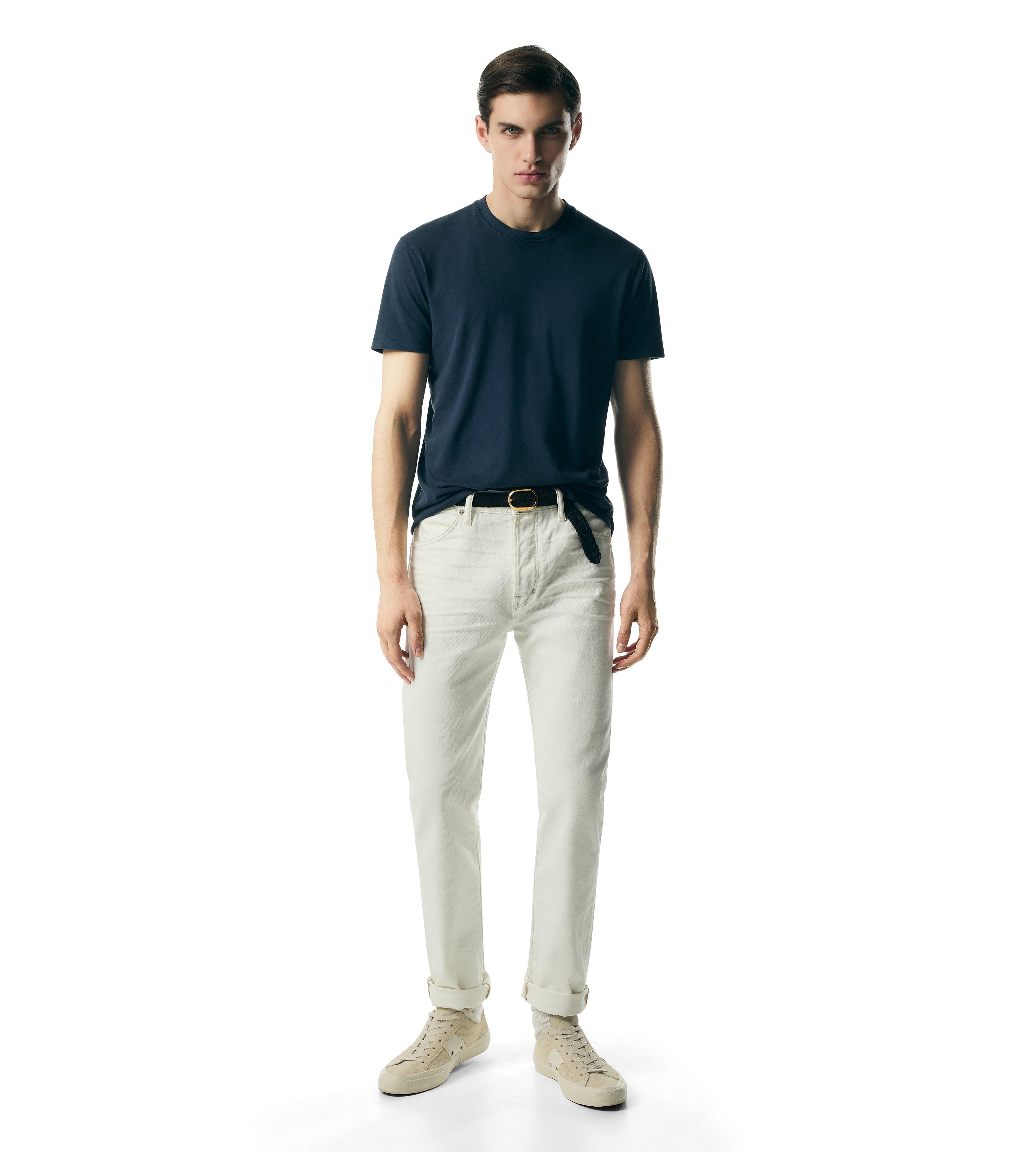 LYOCELL COTTON CREW T-SHIRT