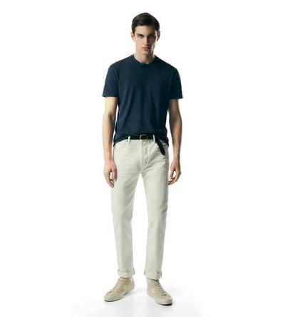 LYOCELL COTTON CREW T-SHIRT image number 1