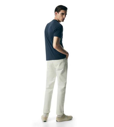 LYOCELL COTTON CREW T-SHIRT image number 2