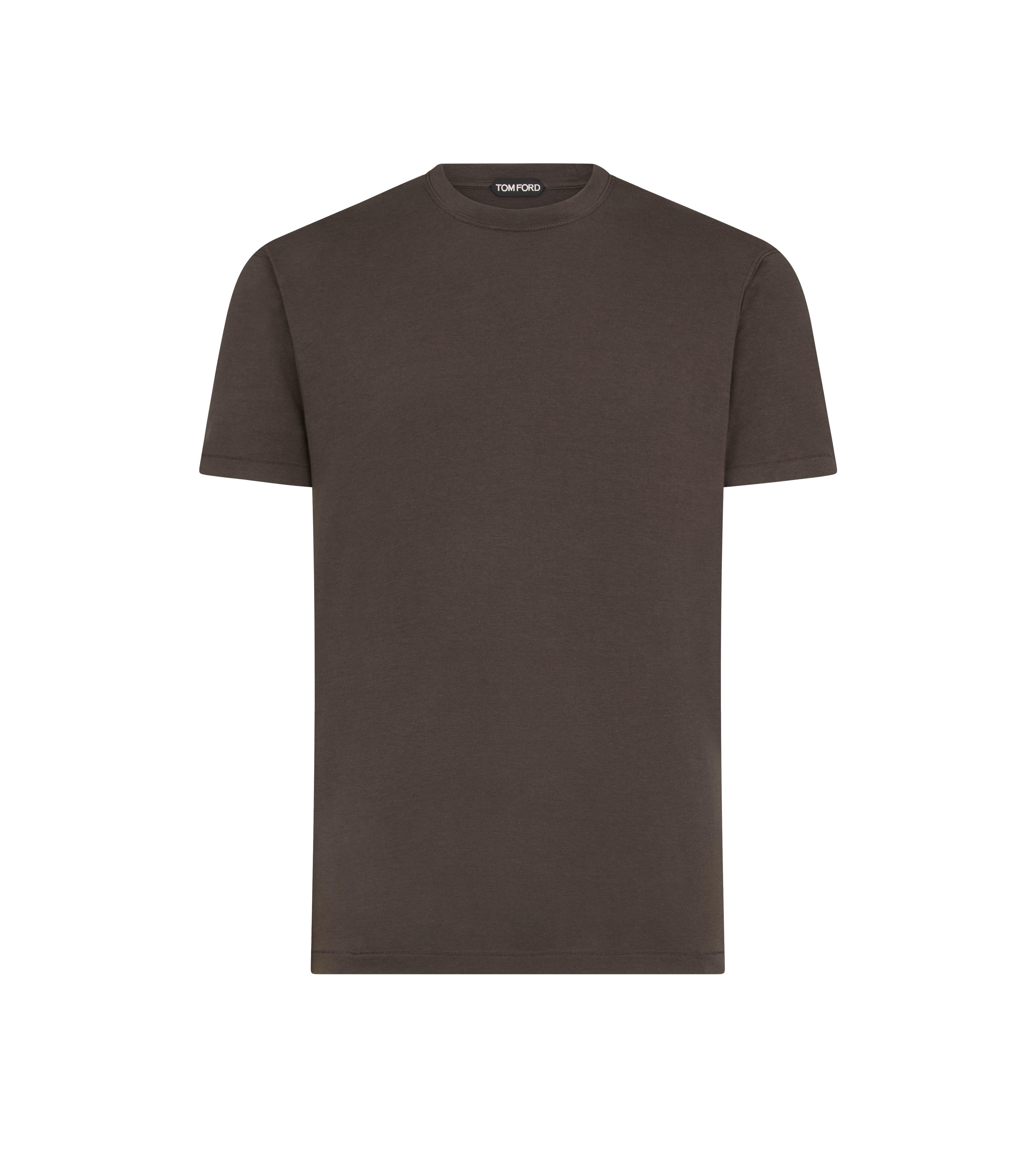 LYOCELL COTTON CREW T-SHIRT