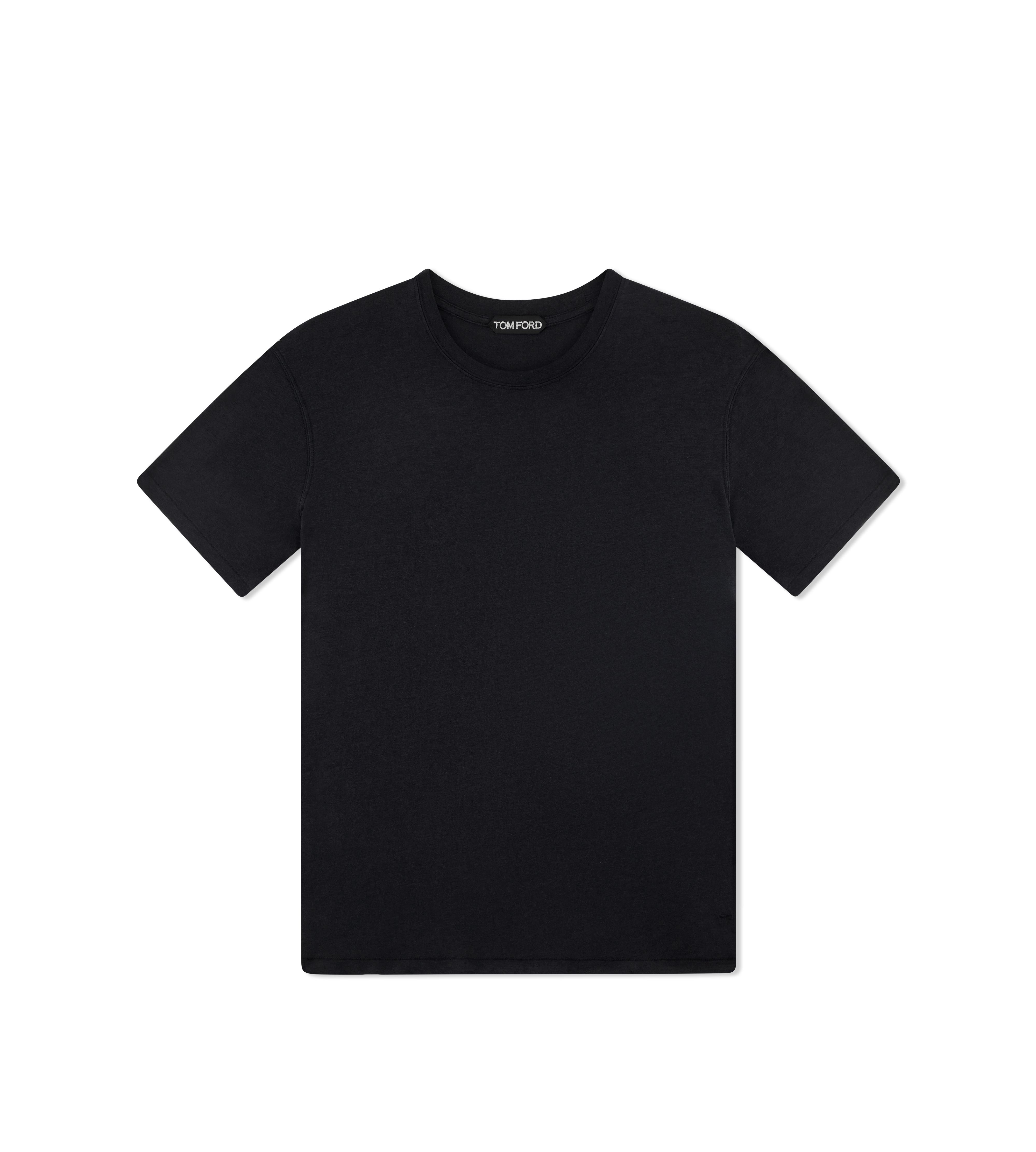 LYOCELL COTTON CREW T-SHIRT