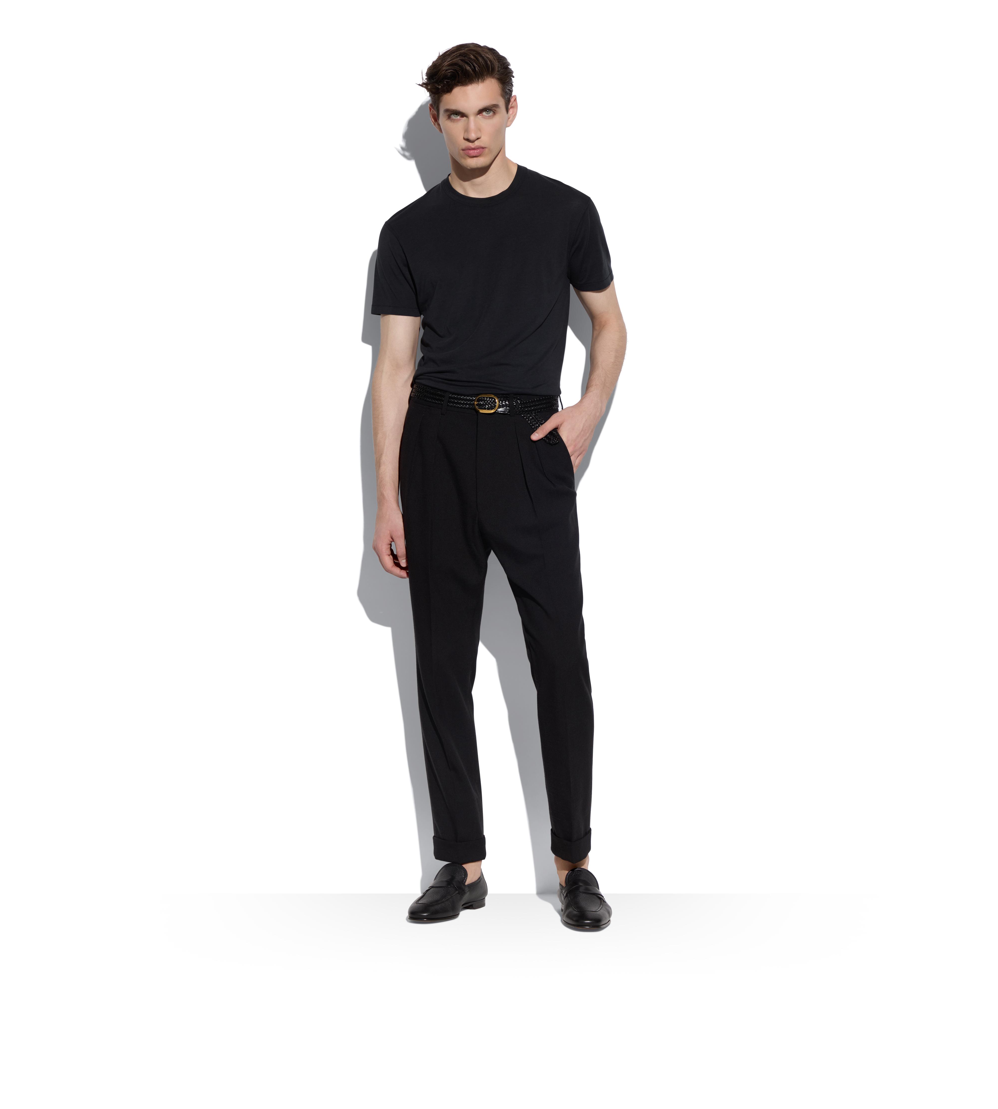 LYOCELL COTTON CREW T-SHIRT