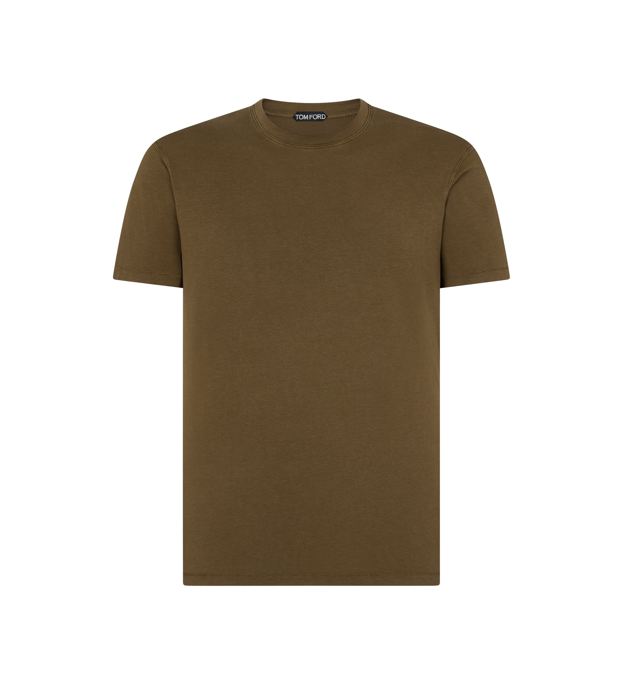 LYOCELL COTTON CREW NECK T-SHIRT