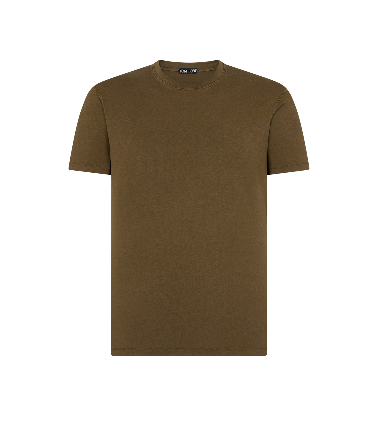 LYOCELL COTTON CREW NECK T-SHIRT image number 0