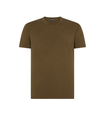 LYOCELL COTTON CREW NECK T-SHIRT