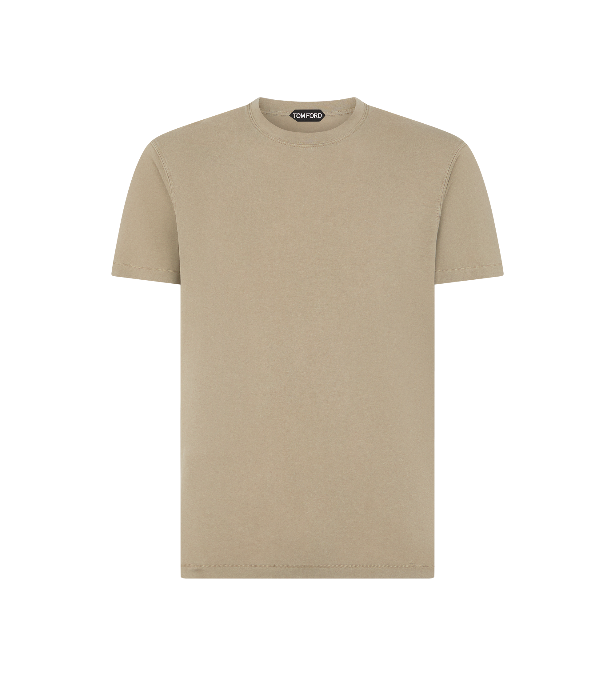 LYOCELL COTTON CREW NECK T-SHIRT