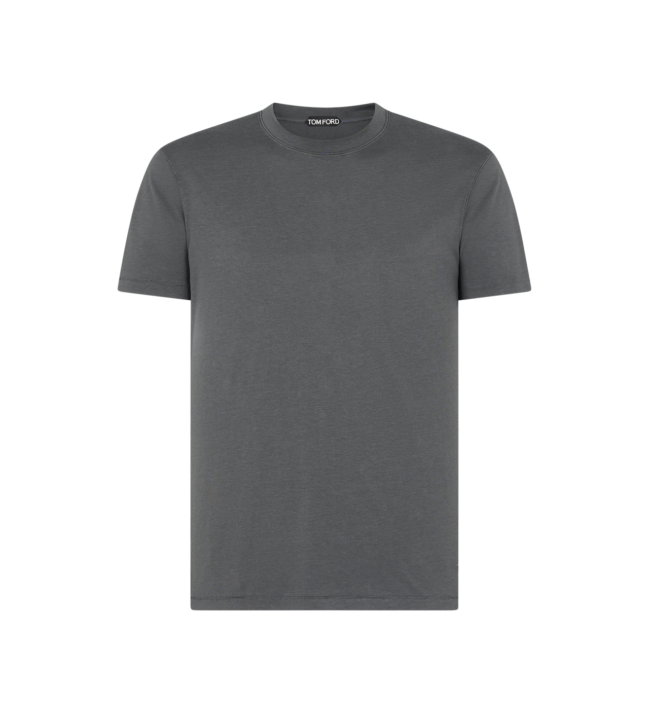 LYOCELL COTTON CREW NECK T-SHIRT image number 0