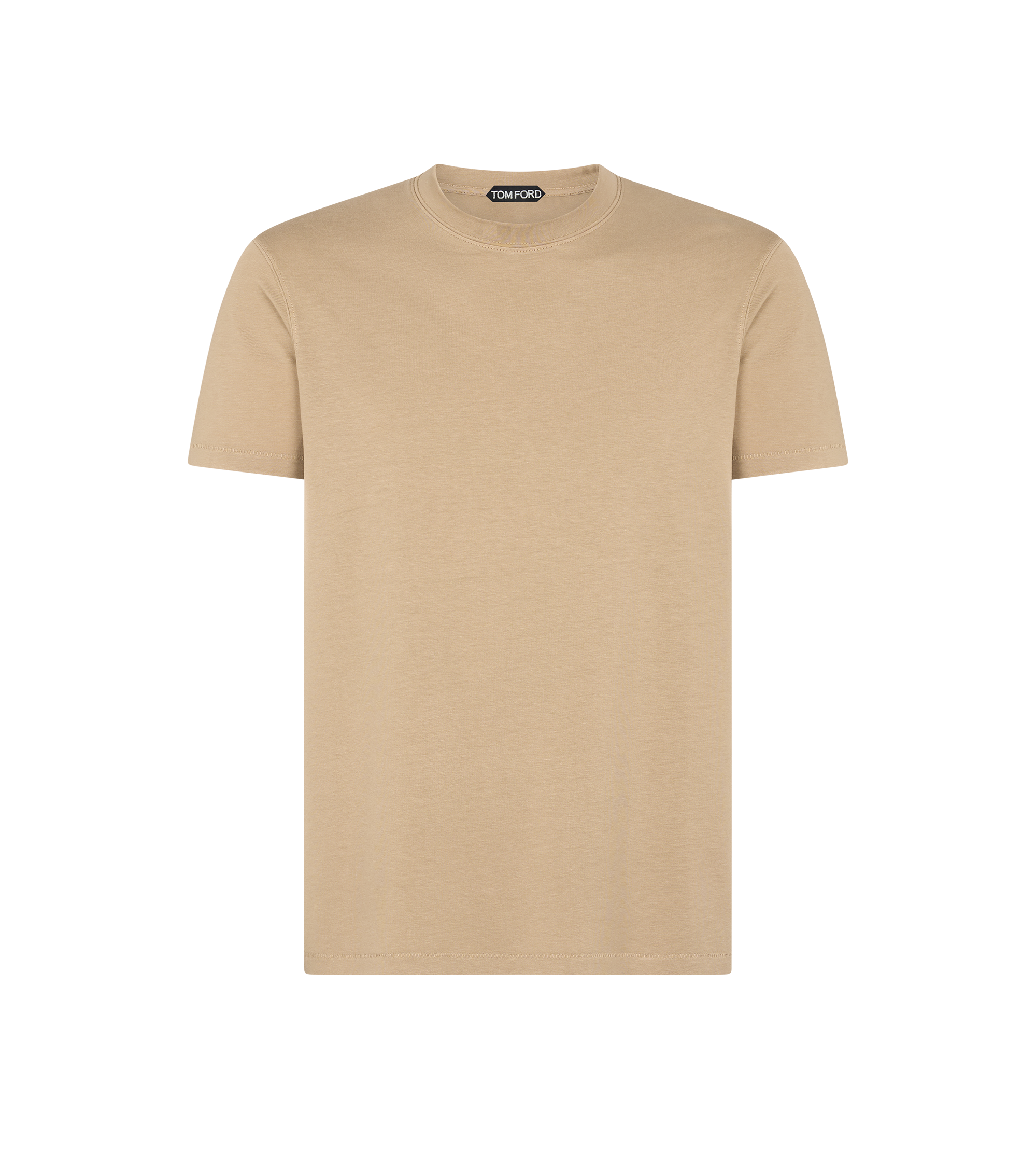 RUNDHALS-T-SHIRT AUS LYOCELL-BAUMWOLLE&nbsp;