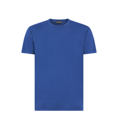 LYOCELL COTTON CREW NECK T-SHIRT image number 0