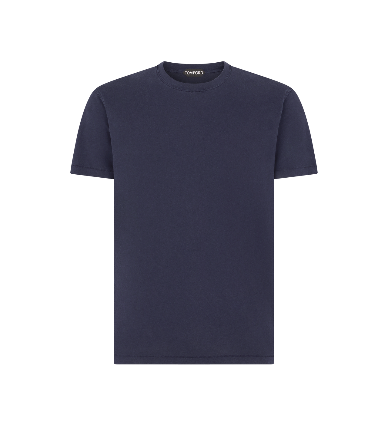 LYOCELL COTTON CREW NECK T-SHIRT image number 0