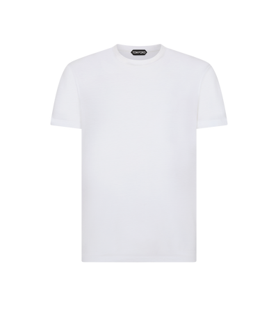 LYOCELL COTTON CREW NECK T-SHIRT