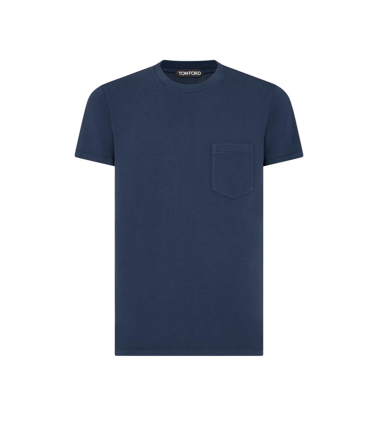 COLD DYED COTTON CREW NECK T-SHIRT image number 0