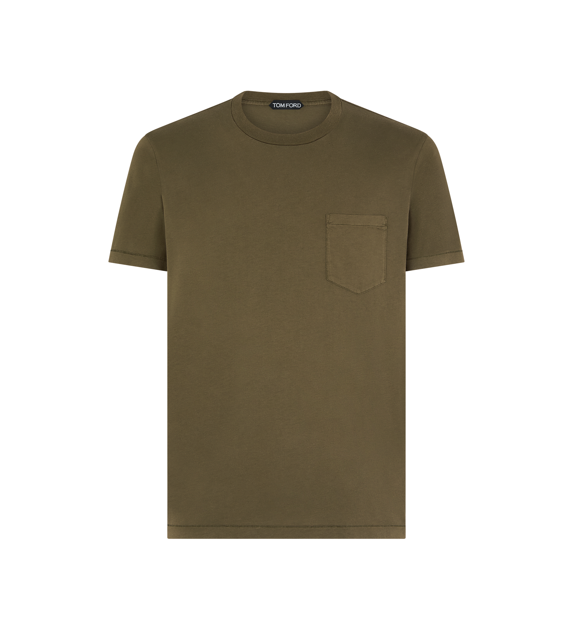 COTTON SILK CREW NECK T-SHIRT