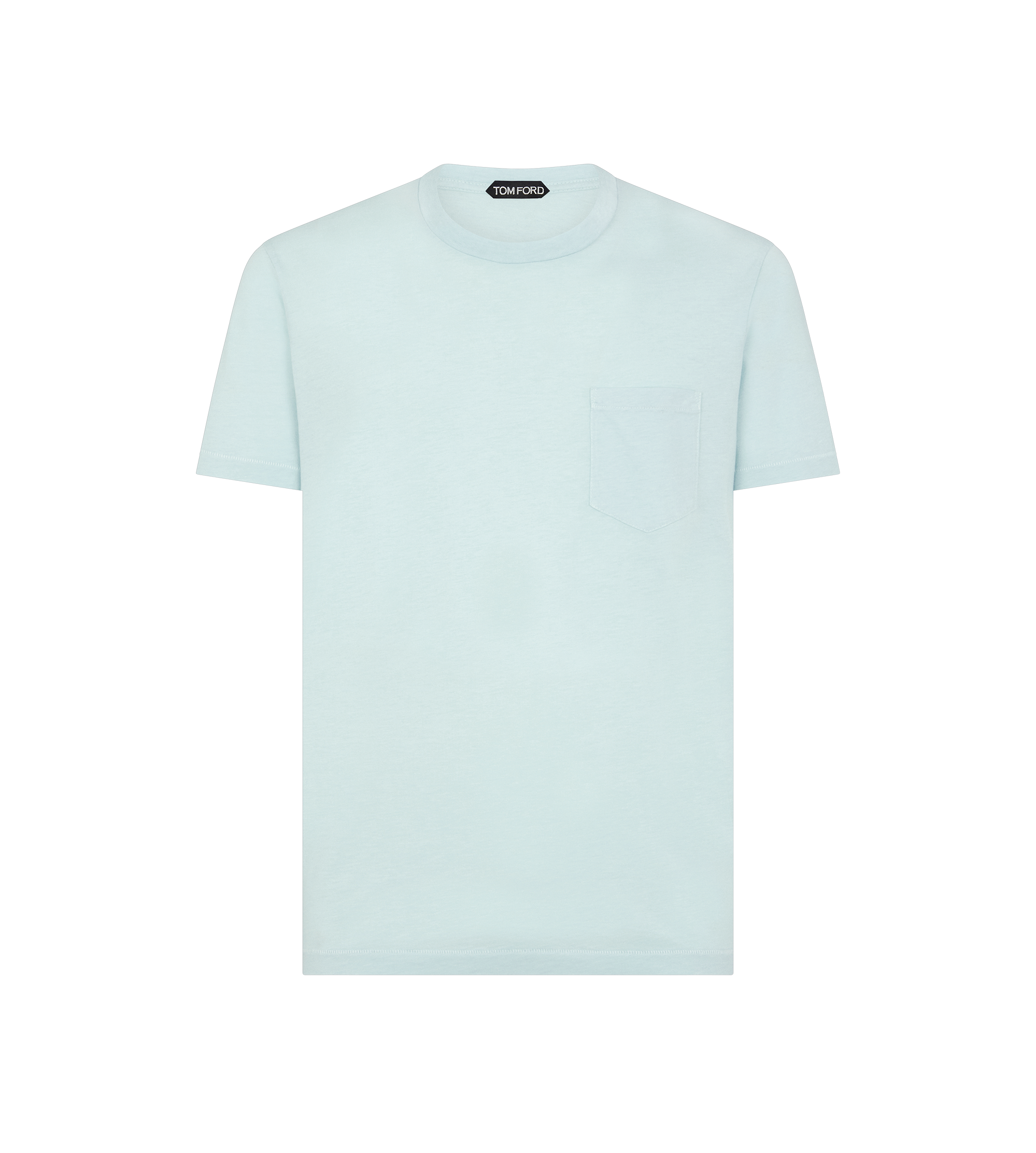 COTTON SILK CREW NECK T-SHIRT