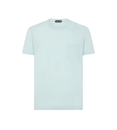 COTTON SILK CREW NECK T-SHIRT image number 0