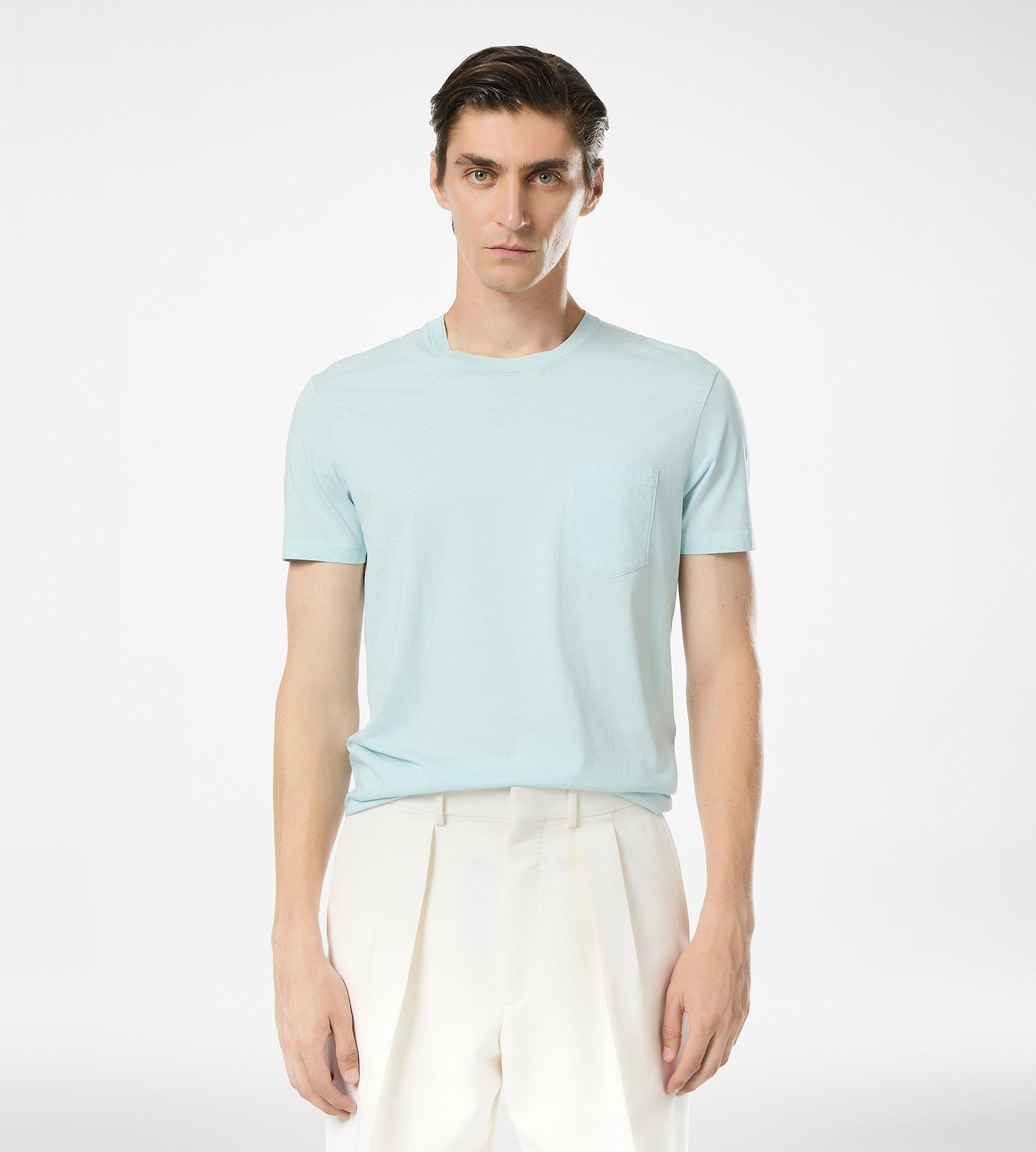 COTTON SILK CREW NECK T-SHIRT | TOM FORD Fashion