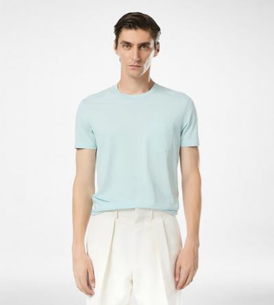 COTTON SILK CREW NECK T-SHIRT image number 2