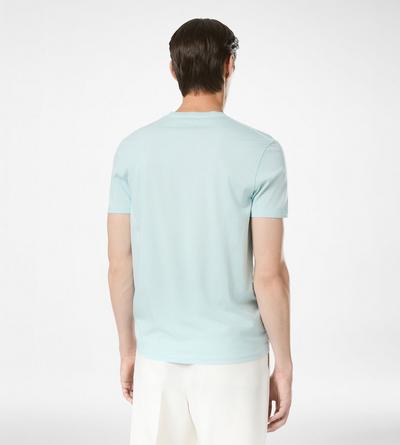 COTTON SILK CREW NECK T-SHIRT image number 3