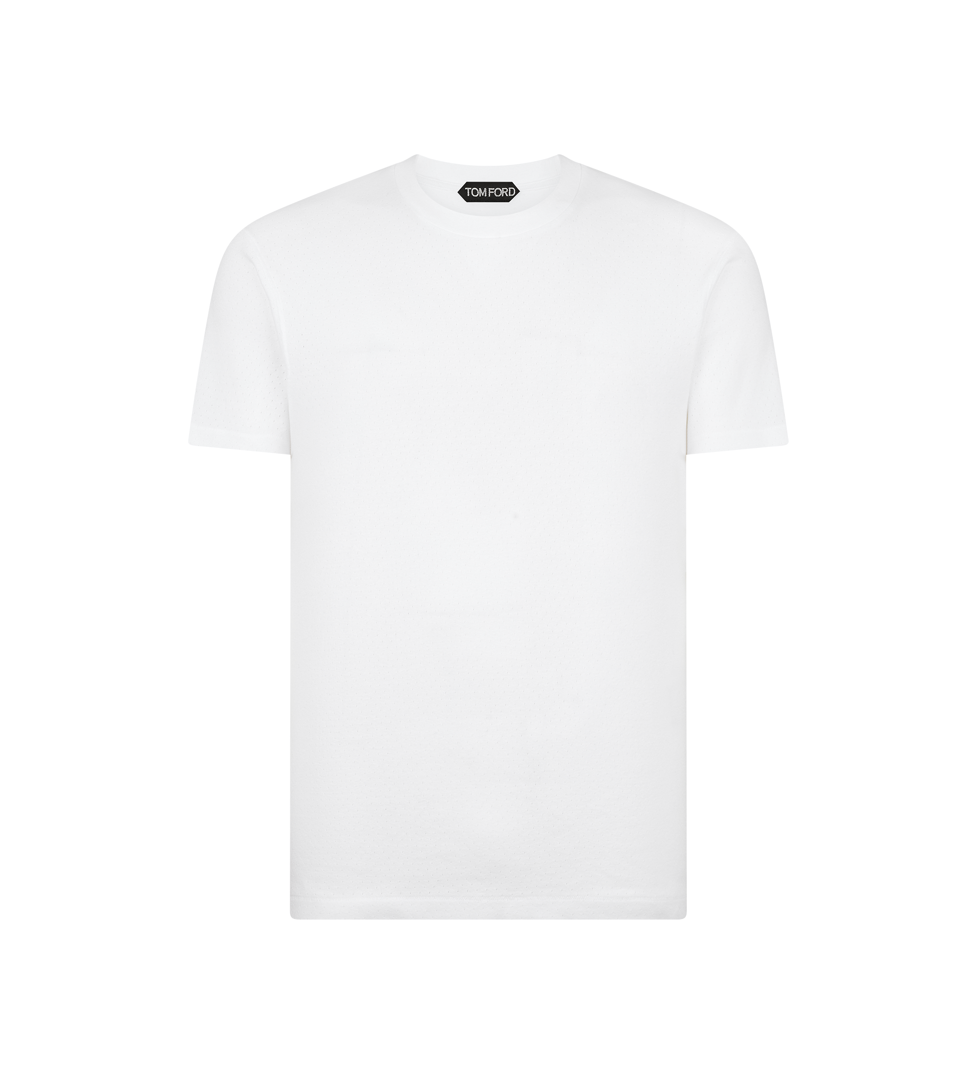 PERFORATED RIB T-SHIRT