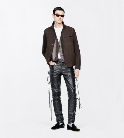 TOM FORD COTTON WHITE COLD DYED COTTON CREW NECK T-SHIRT