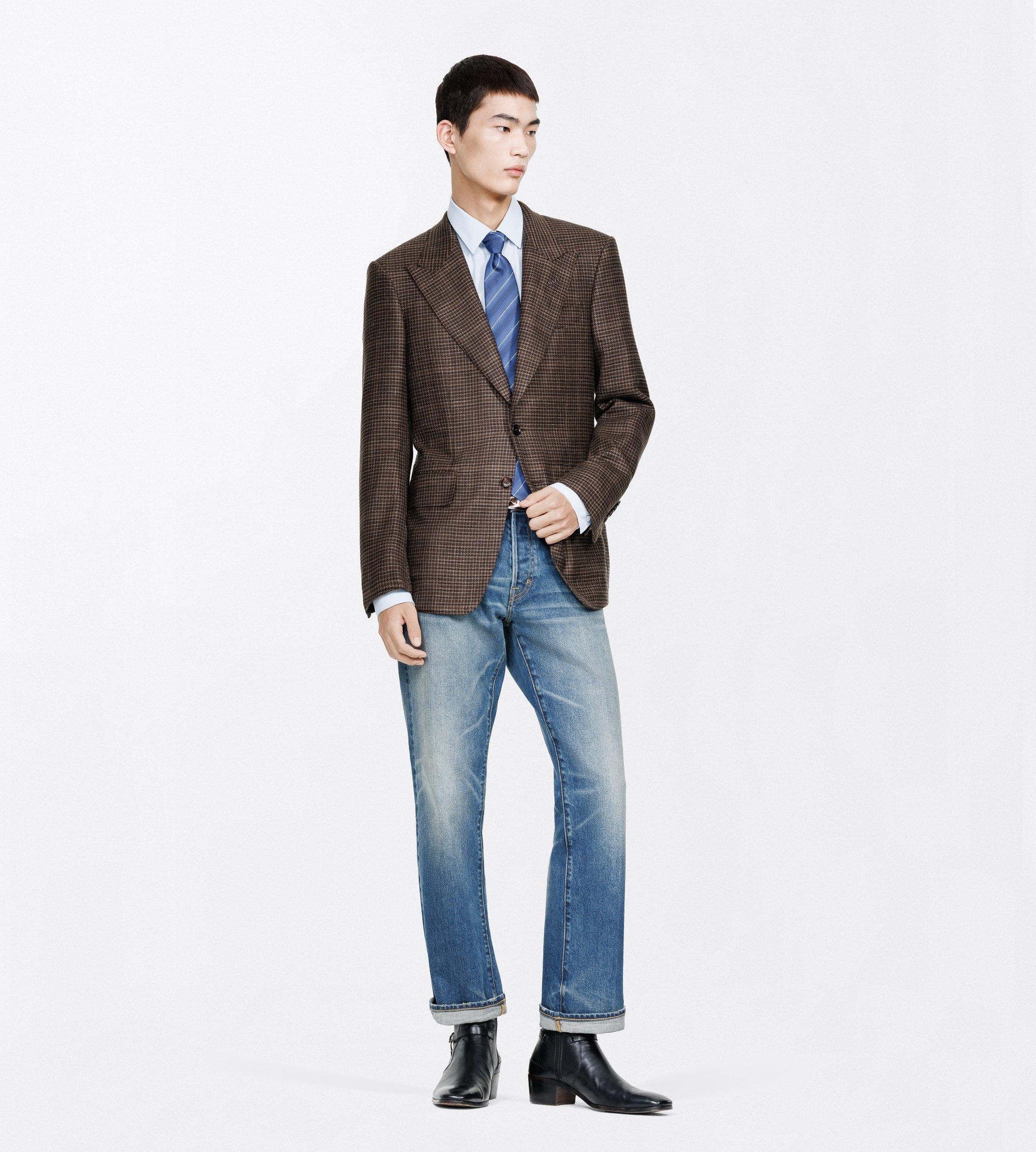 IRREGULAR DAMIER SHELTON JACKET