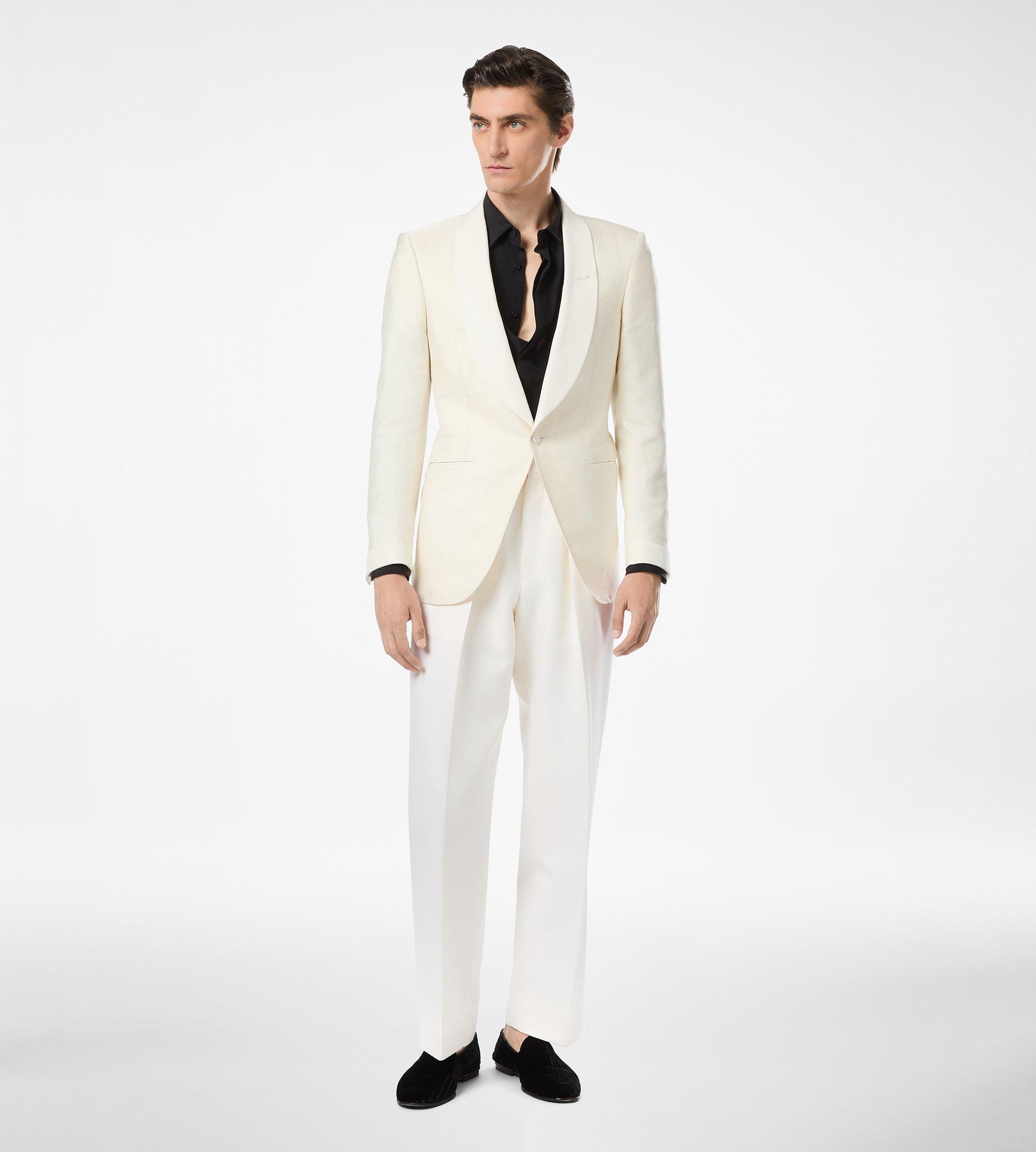 SILK VISCOSE JACQUARD EVENING JACKET