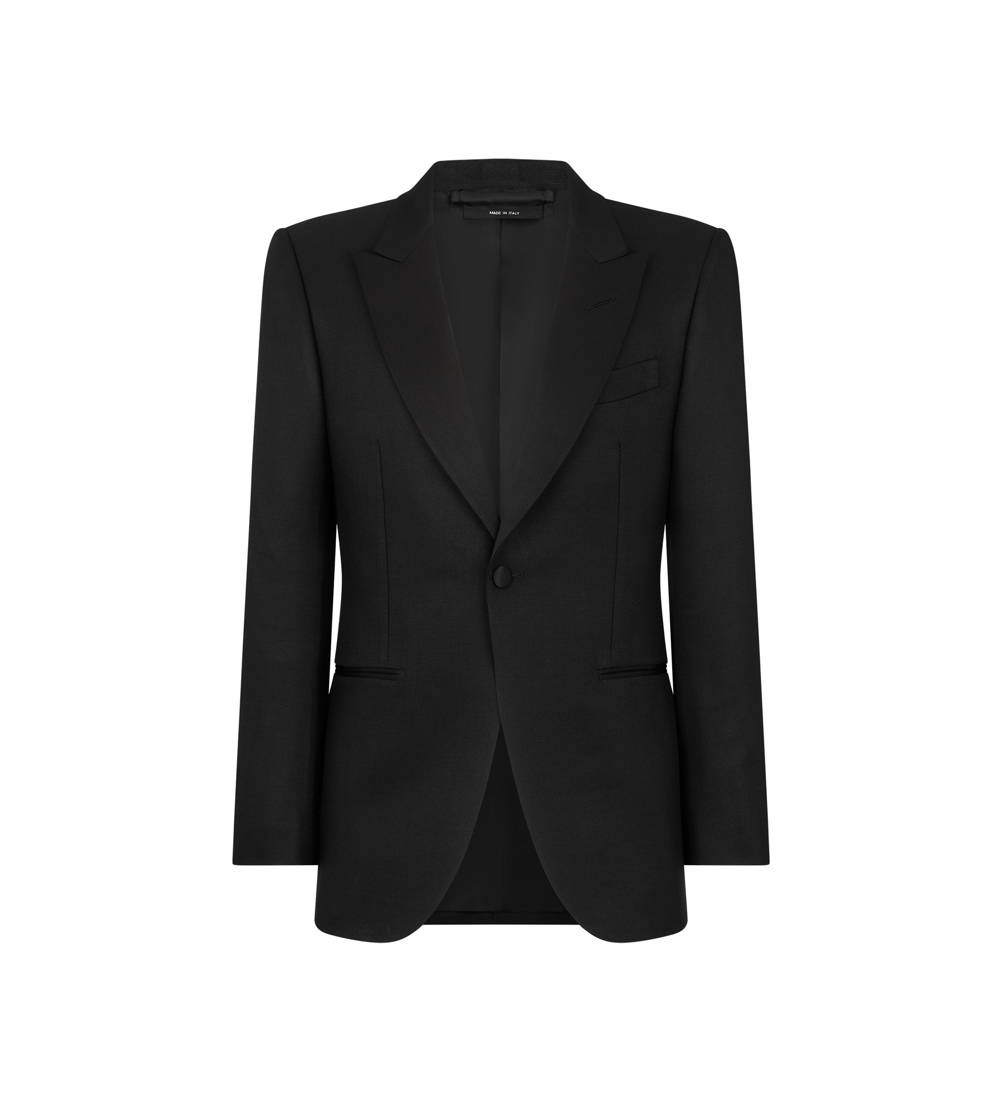 WOOL SILK FAILLE JACKET