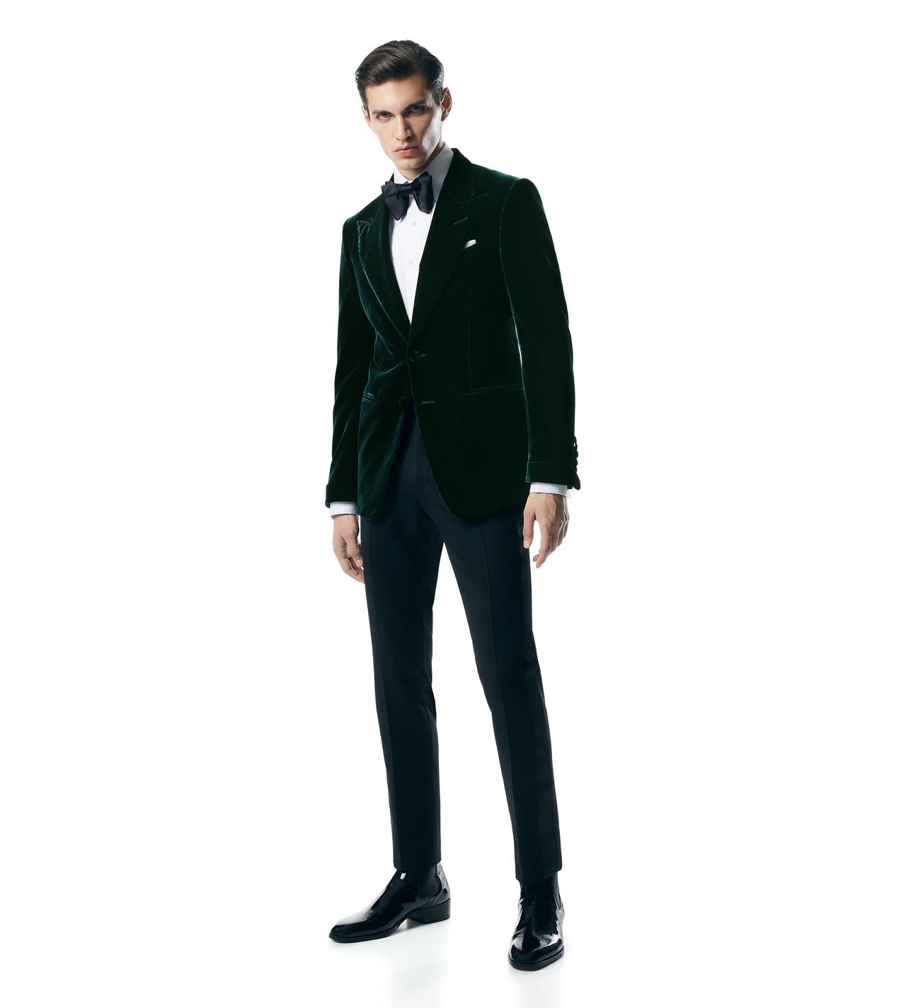 Tom ford green discount velvet dinner jacket