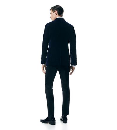 Shelton velvet blazer in black - Tom Ford