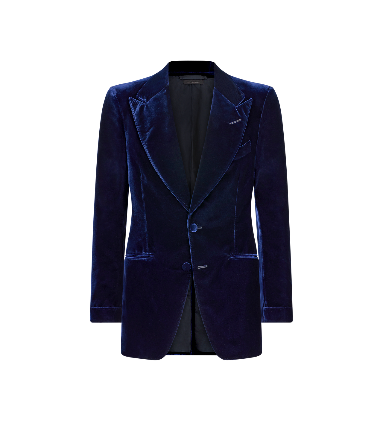 TOM FORD VELVET NAVY FLUID VELVET SHELTON COCKTAIL JACKET&nbsp;