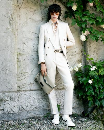 SILK LINEN TWILL DYLLAN JACKET image number 3