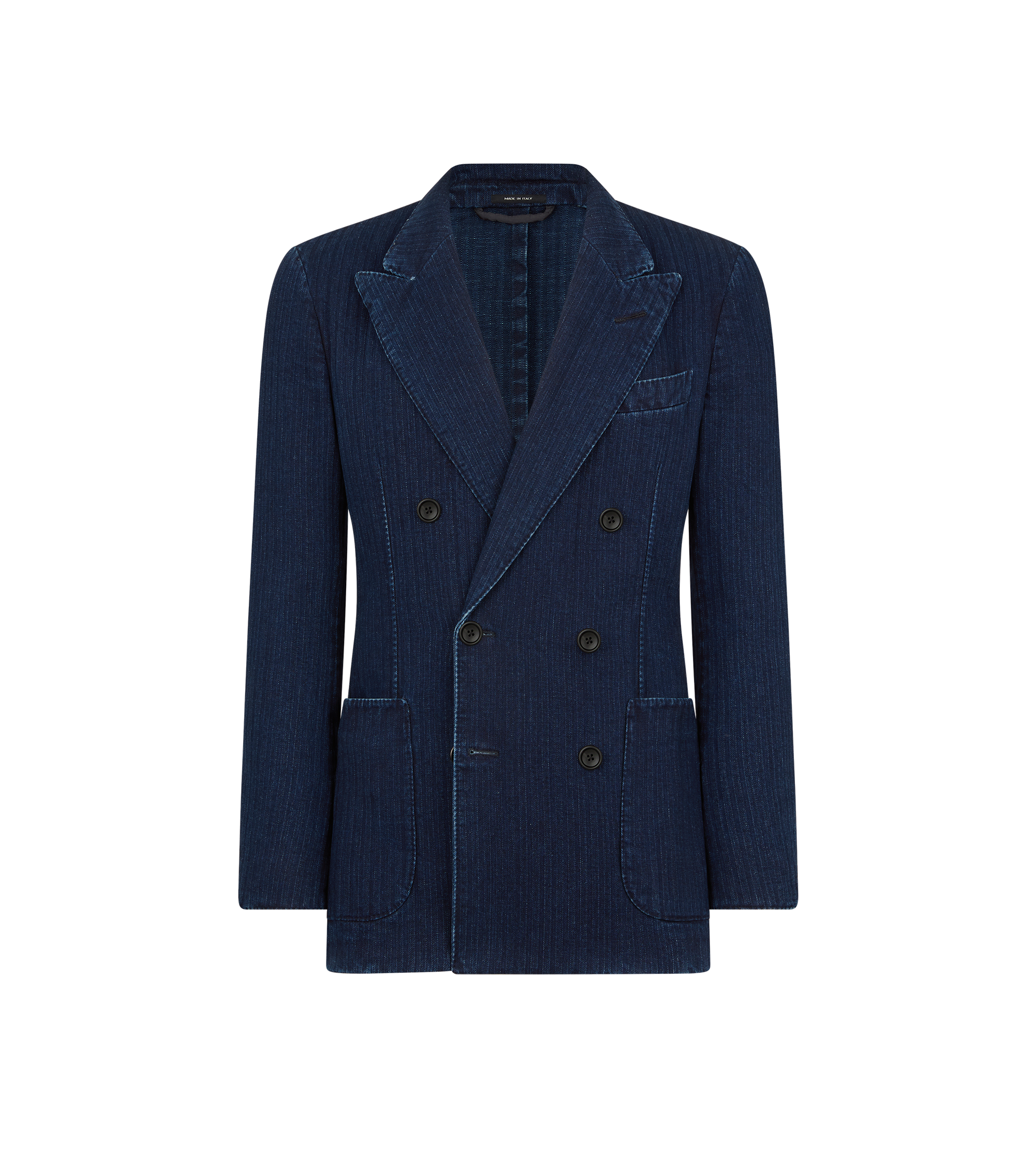 INDIGO HERRINGBONE JACKET