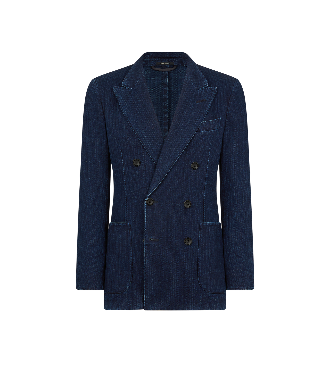 INDIGO HERRINGBONE JACKET image number 0