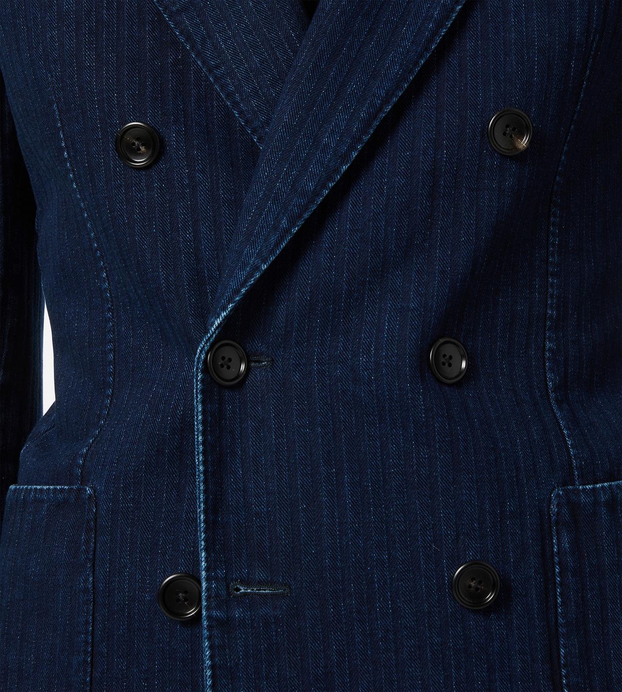 INDIGO HERRINGBONE JACKET image number 1